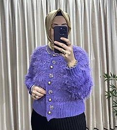 Taşlı ithal hırka