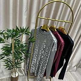 Leopar varaklı tunik