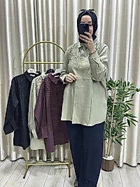 Ebru Taşlı gömlek