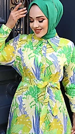 Ayşe Akay Viskon Elbise