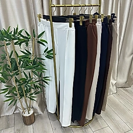 Bilek boy kumaş Pantalon