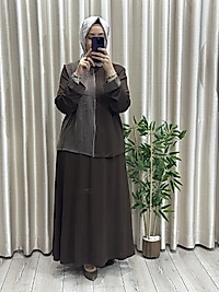 İpek kupralı etekli takım