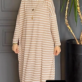 Çizgili elbise