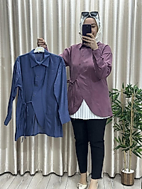 Magaxin bağlamalı gömlek