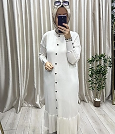 Çıtçıtlı hırka &elbise